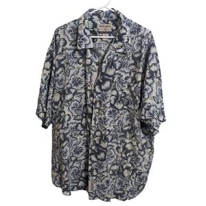 High Sierra Men's Floral Short Sleeve Button Down XXL